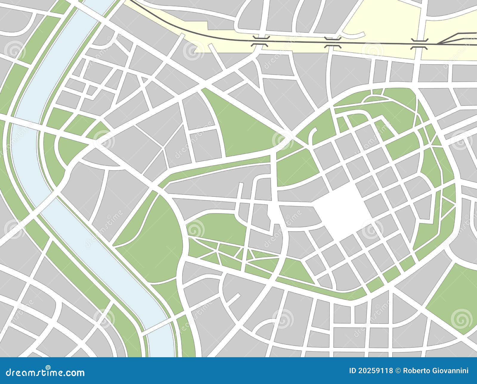 Nameless City Map Stock Illustrations – 23 Nameless City Map Stock Throughout Blank City Map Template