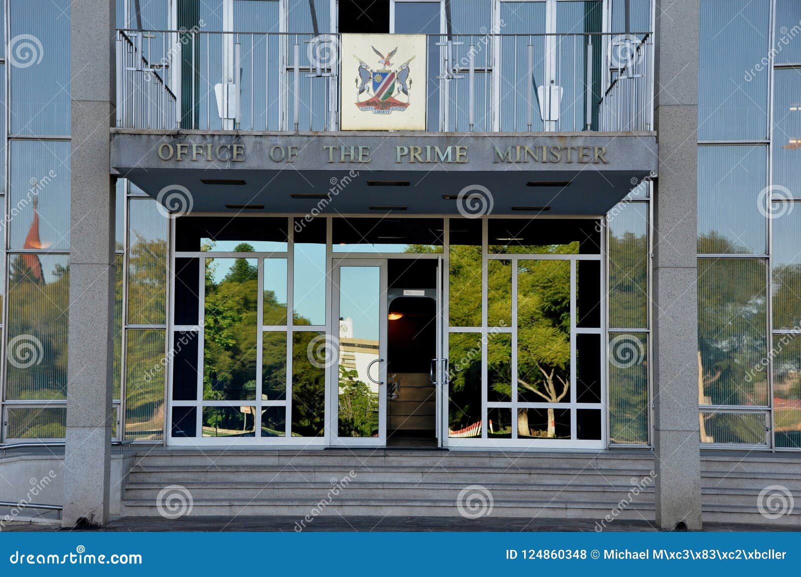 Namibia the PrimeMinisters Office in Windhoek Editorial Stock Photo