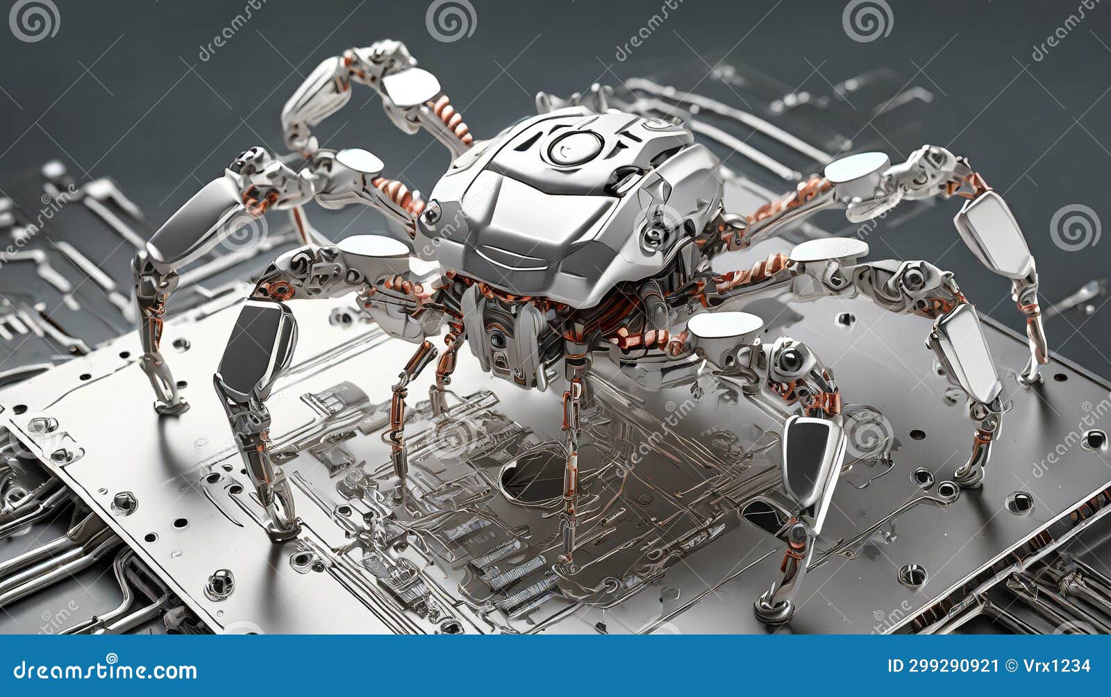 nanobot, micro-robotics. miniature robot repairing technology. ai generated.