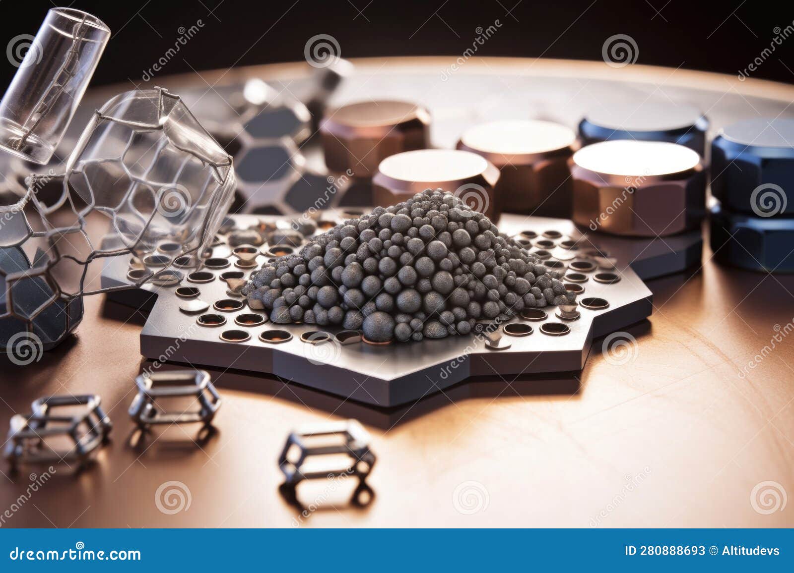 Nanomaterials Being Applied To Different Materials, Such As Metals and