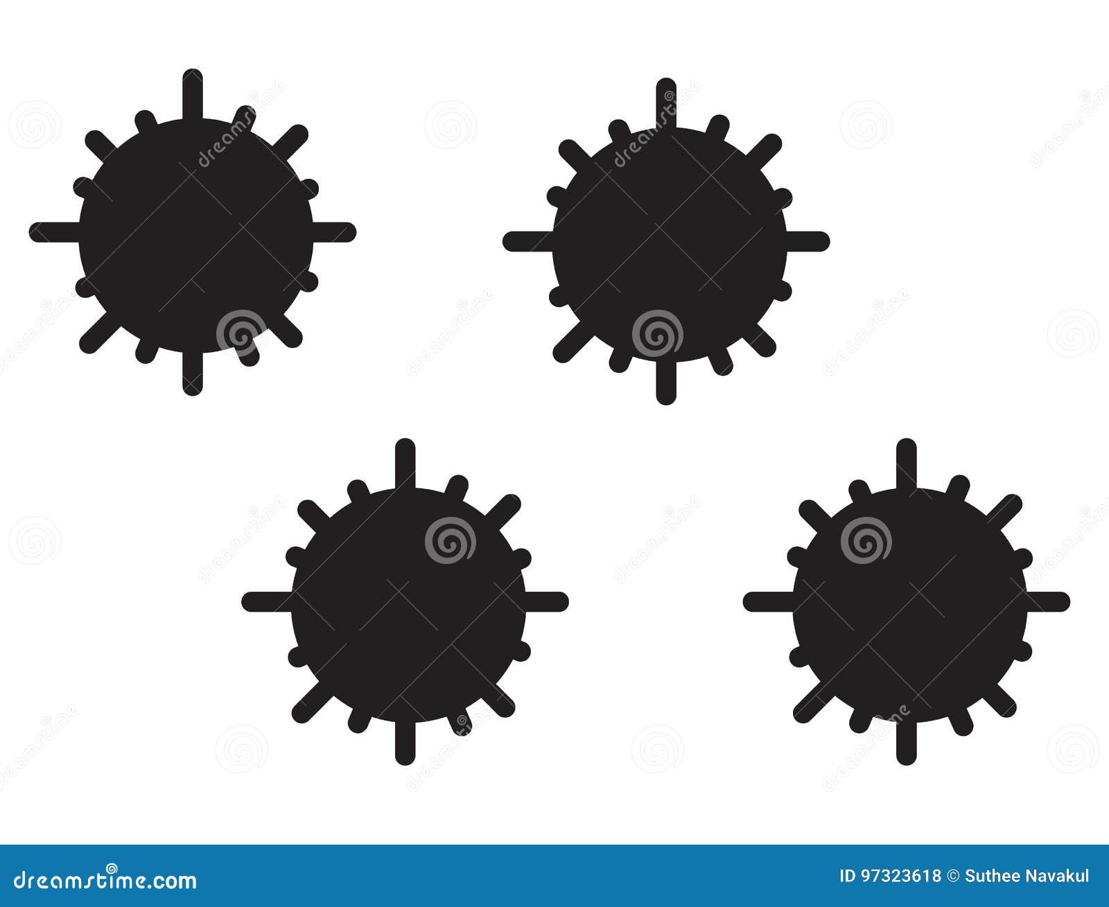 nanosensors robot icon on white background.