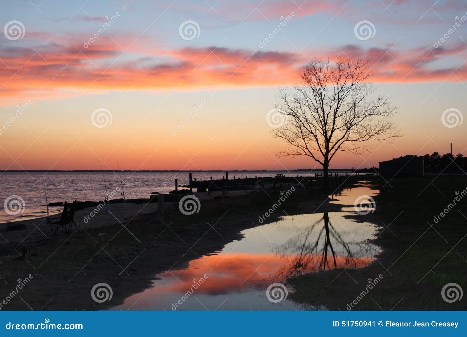 Nanticoke River Sunset stock image. Image of view, river 51750941