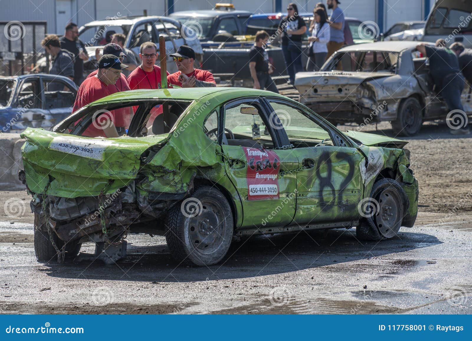 Crashed Cars after Demolition Derby Editorial Photo Image of wrecked