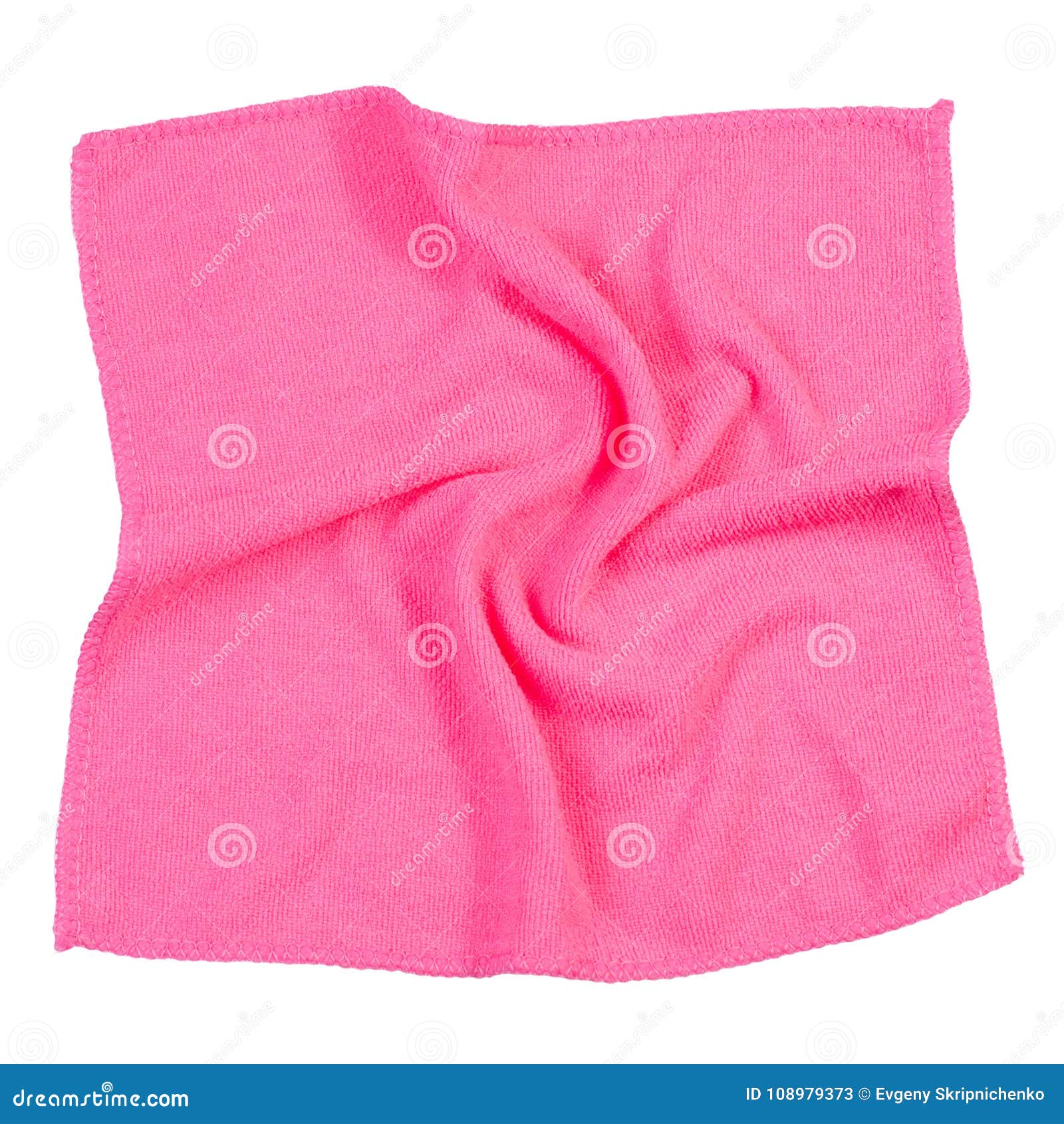 Napkin microfiber pink stock image. Image of duster 108979373