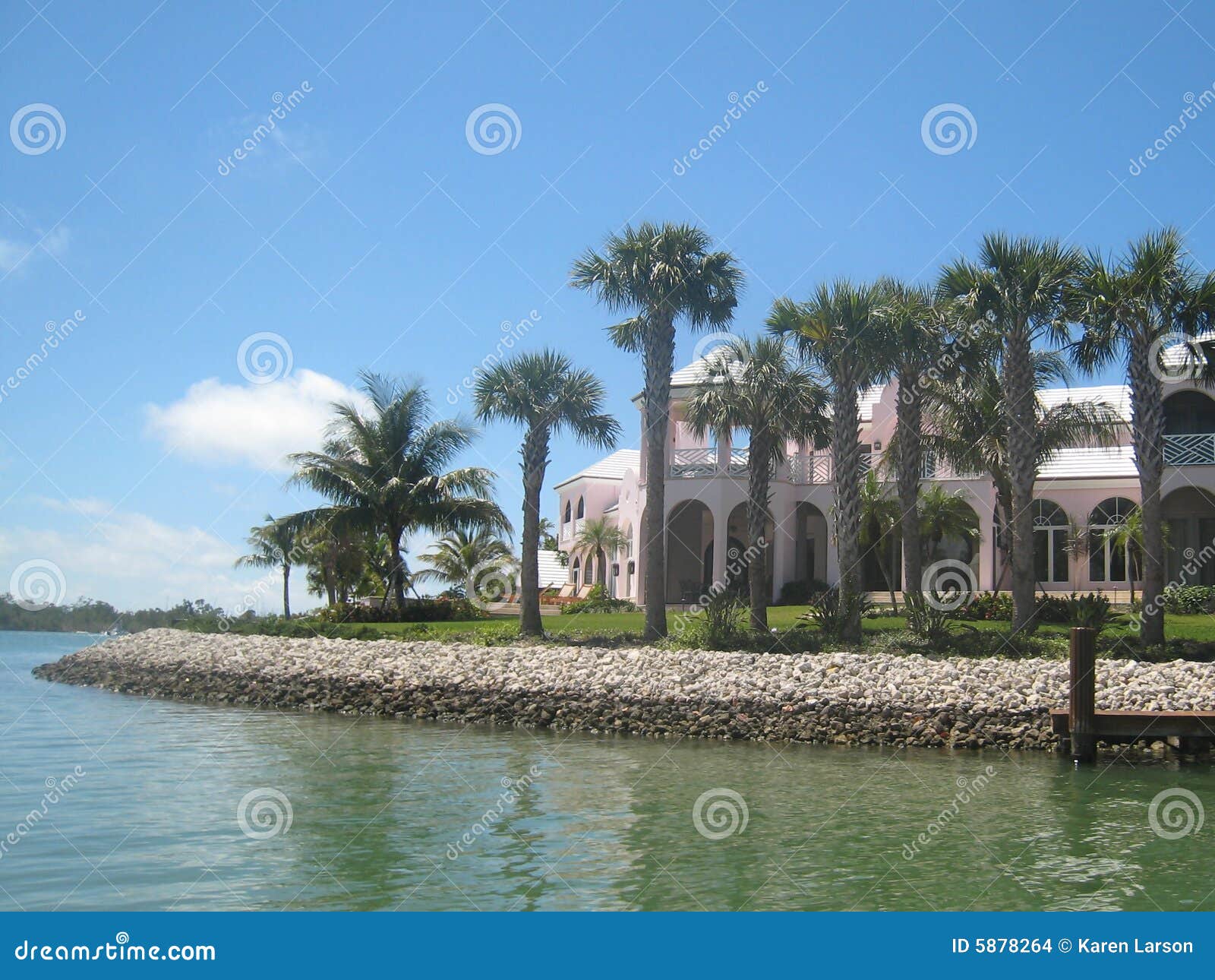 Naples Bayfront Home 03 stock photo. Image of tree, rich 5878264