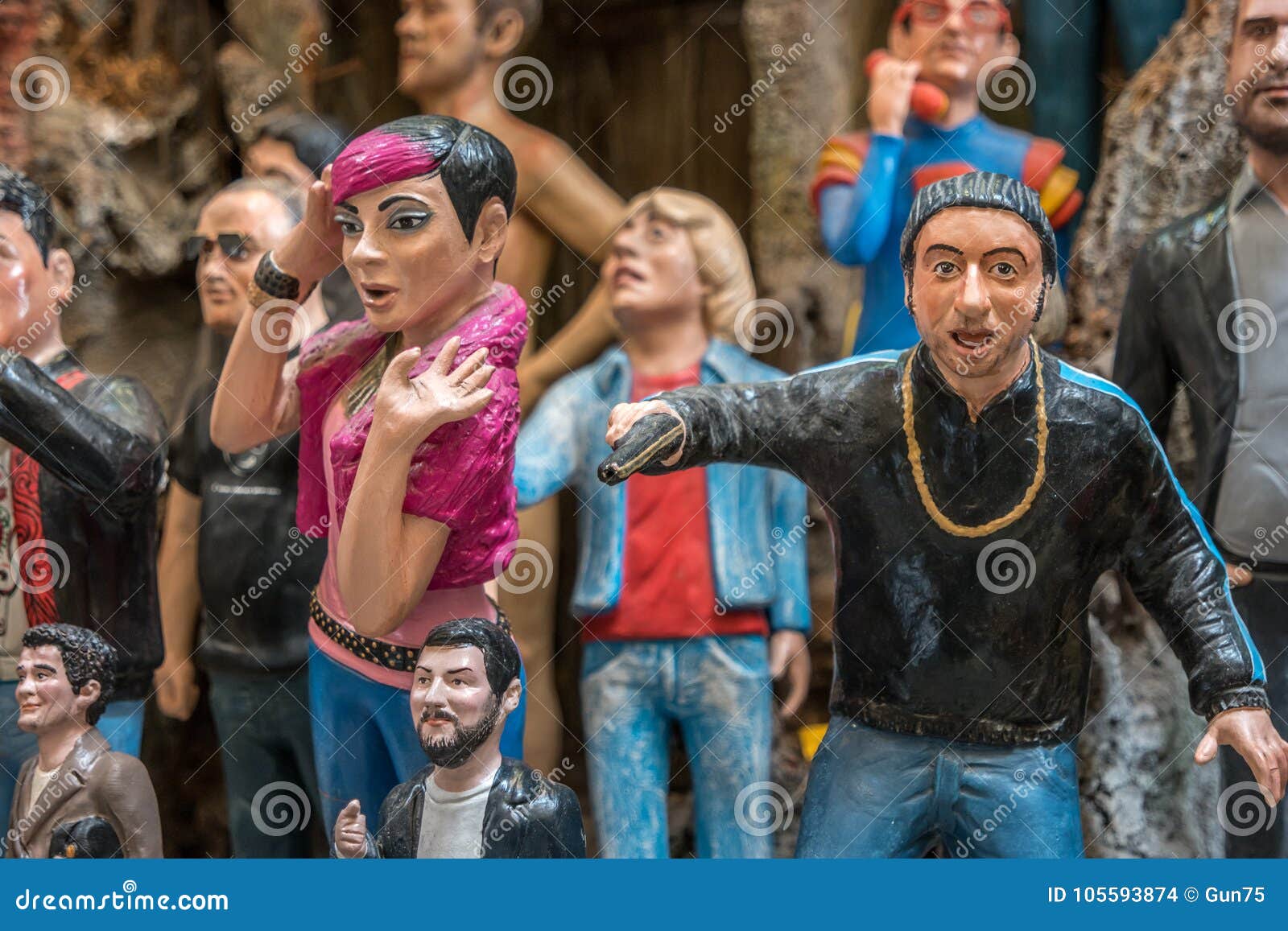Famous Person Statue in Naples Editorial Stock Image Image of famous