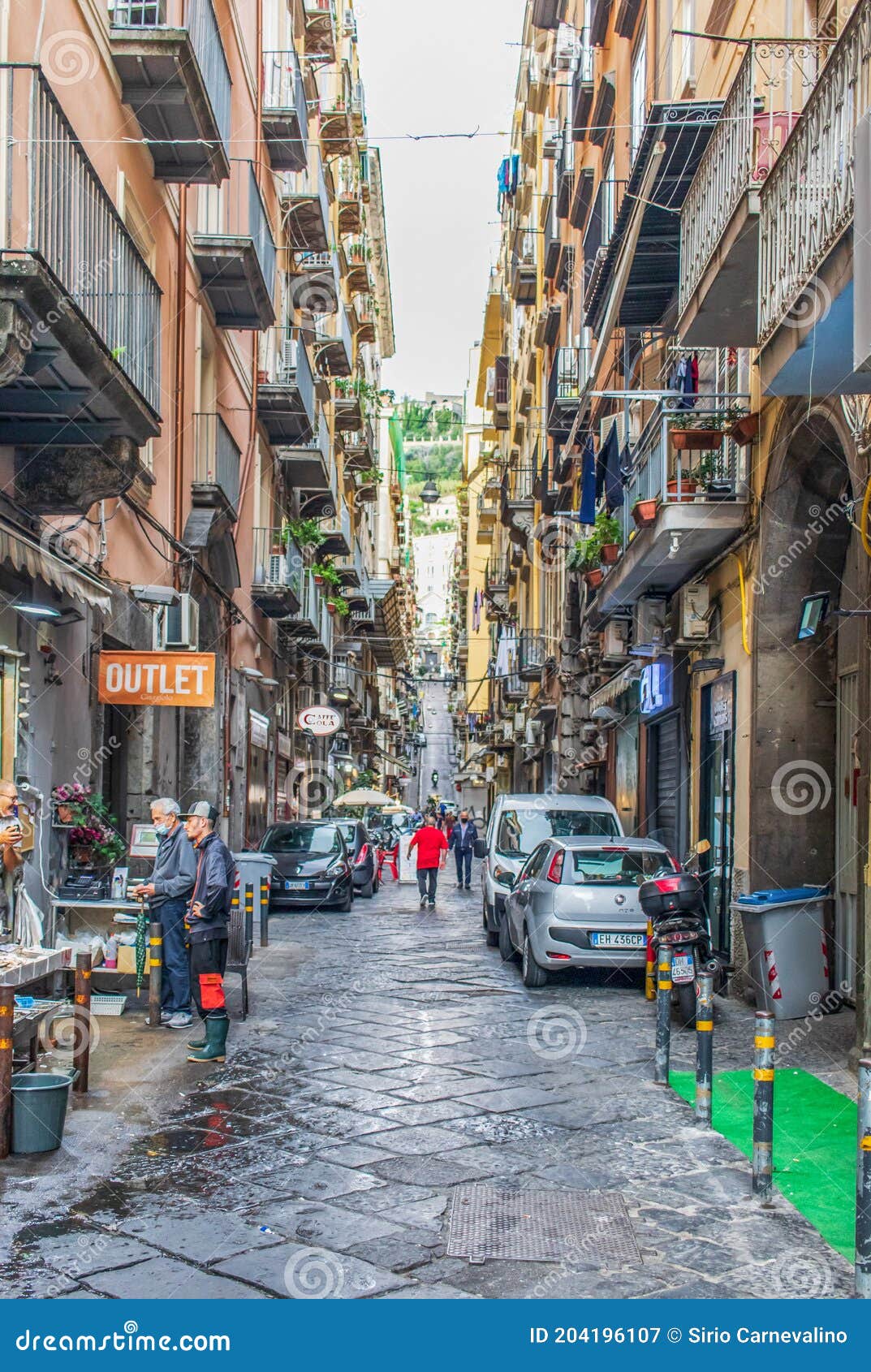 The Spanish Neighborhoods Of Naples Italy Editorial Photography
