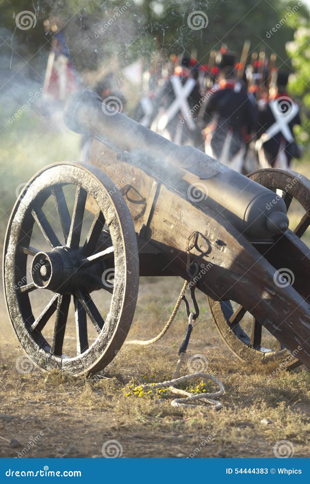 napoleonic artillery in action
