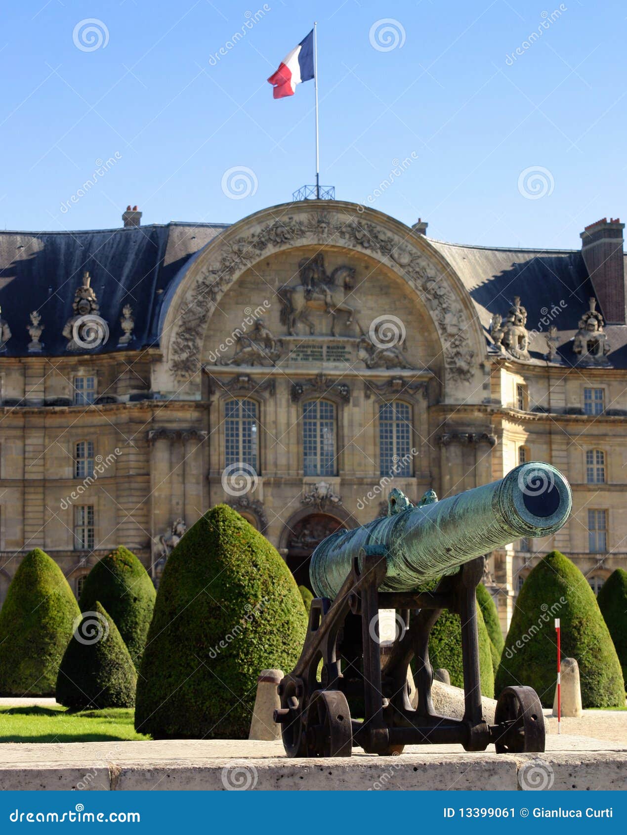 Napoleonic Artillery In Action Royalty-Free Stock Photography
