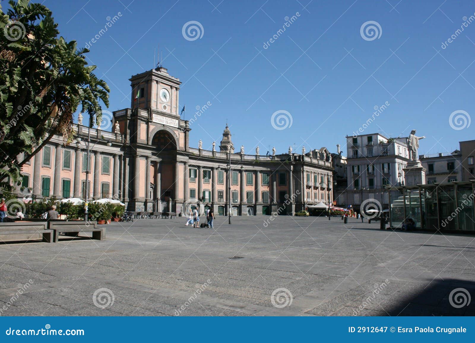 Napoli. A building in neaples italy