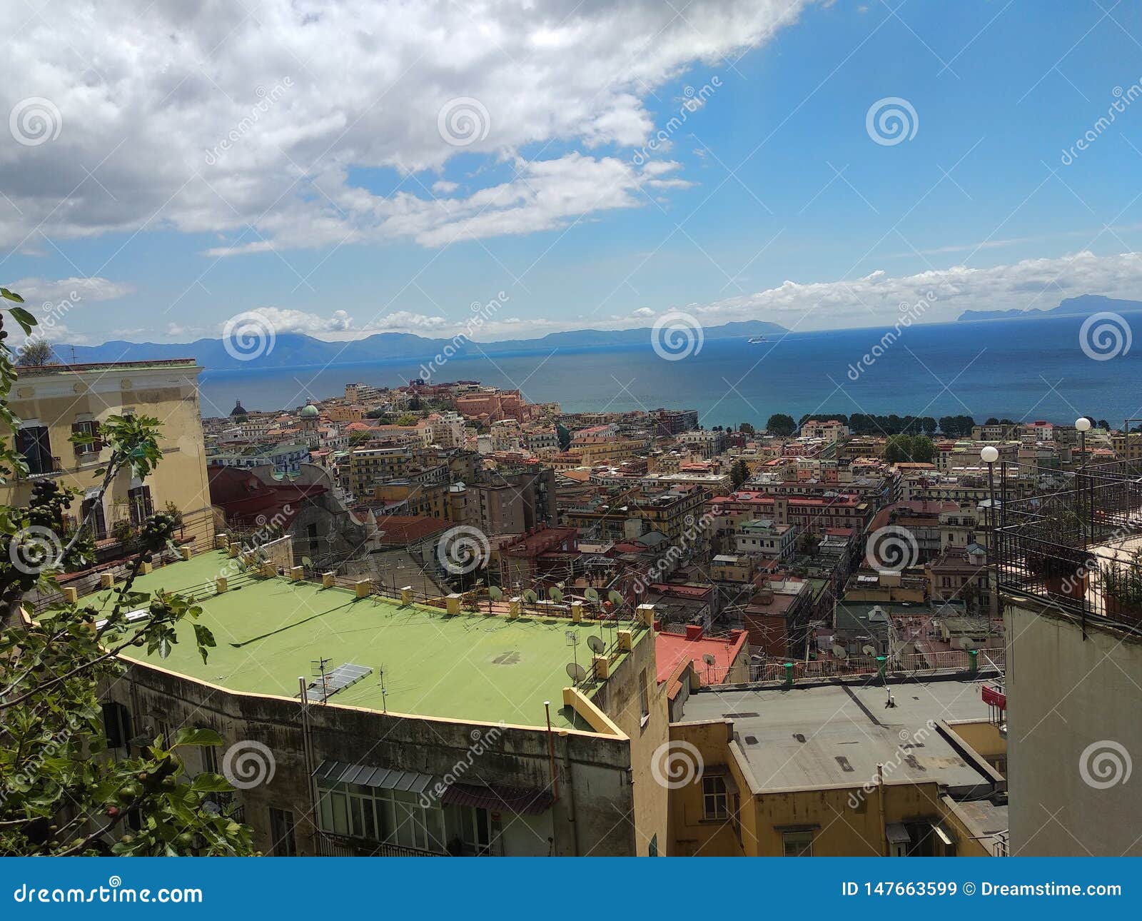 Napoli stock image. Image of mare, sole, napoli, panorama 147663599
