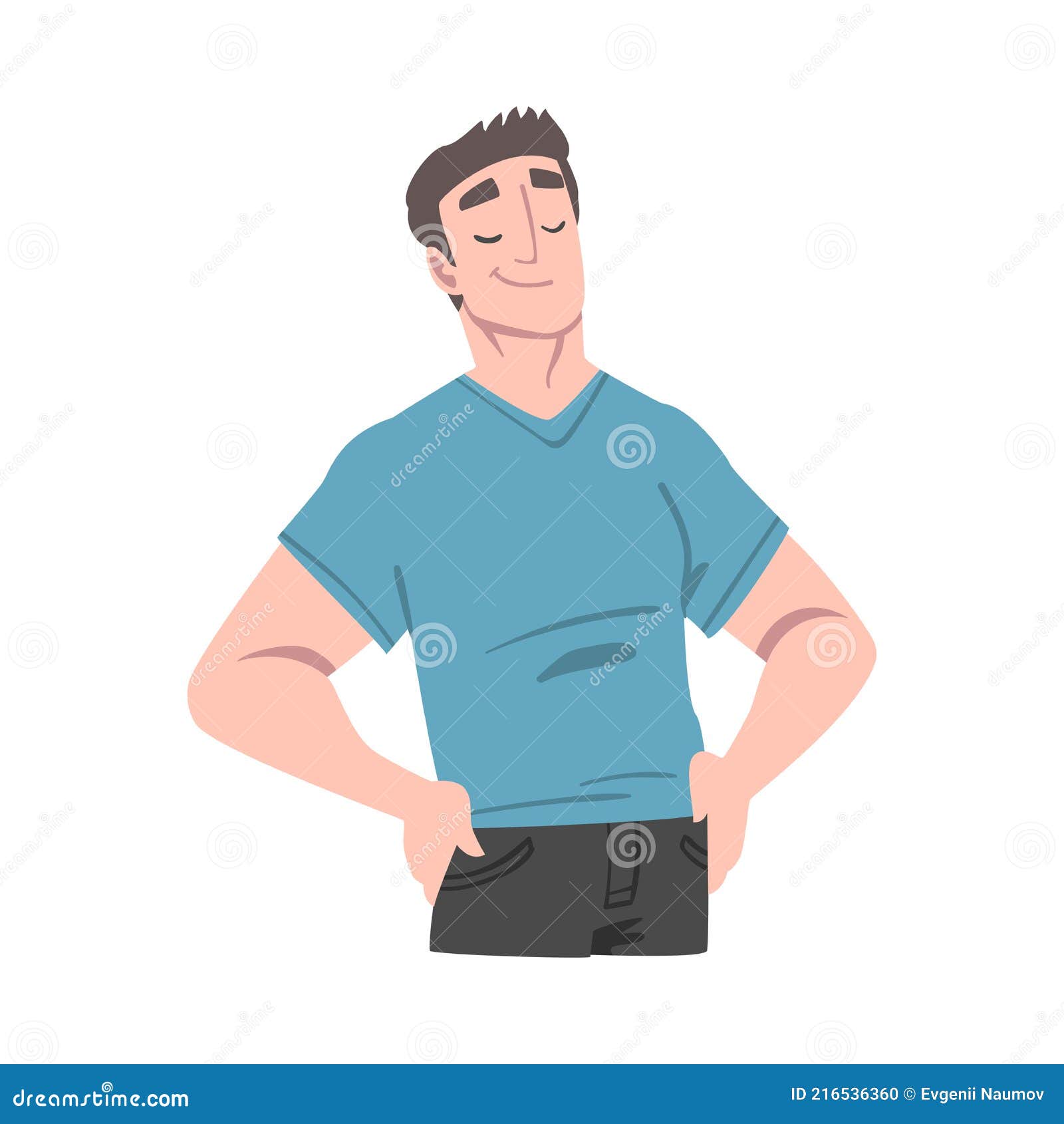 arrogant person cartoon clipart