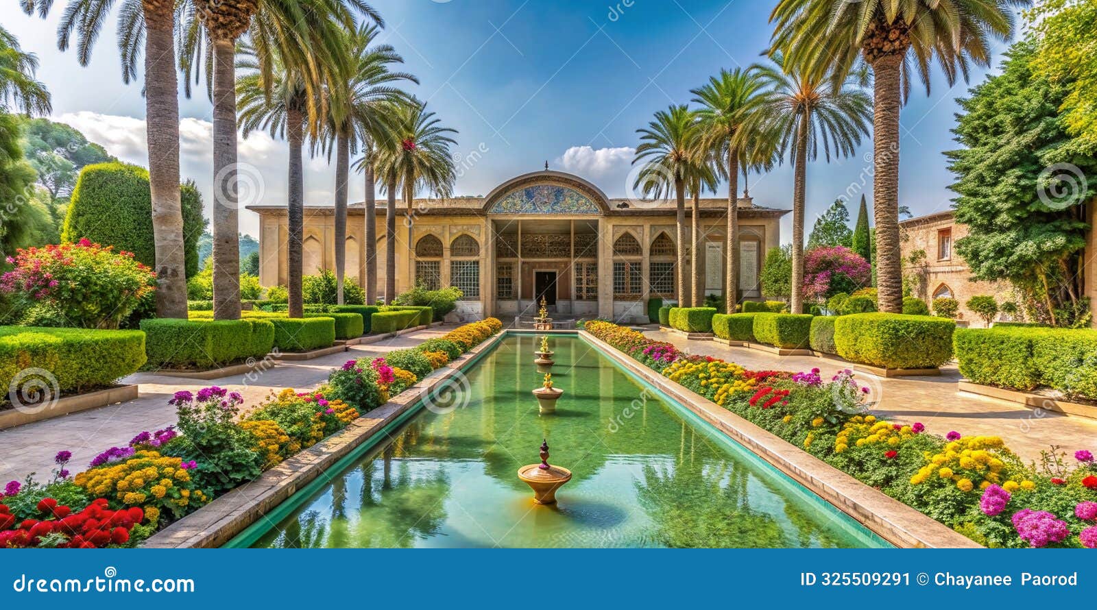 narenjestan ghavam or qavam garden shiraz iran ai-generated content