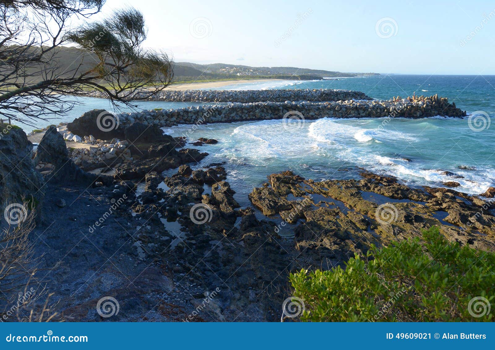 Narooma bar stock image. Image of surf, drowining, safety 49609021