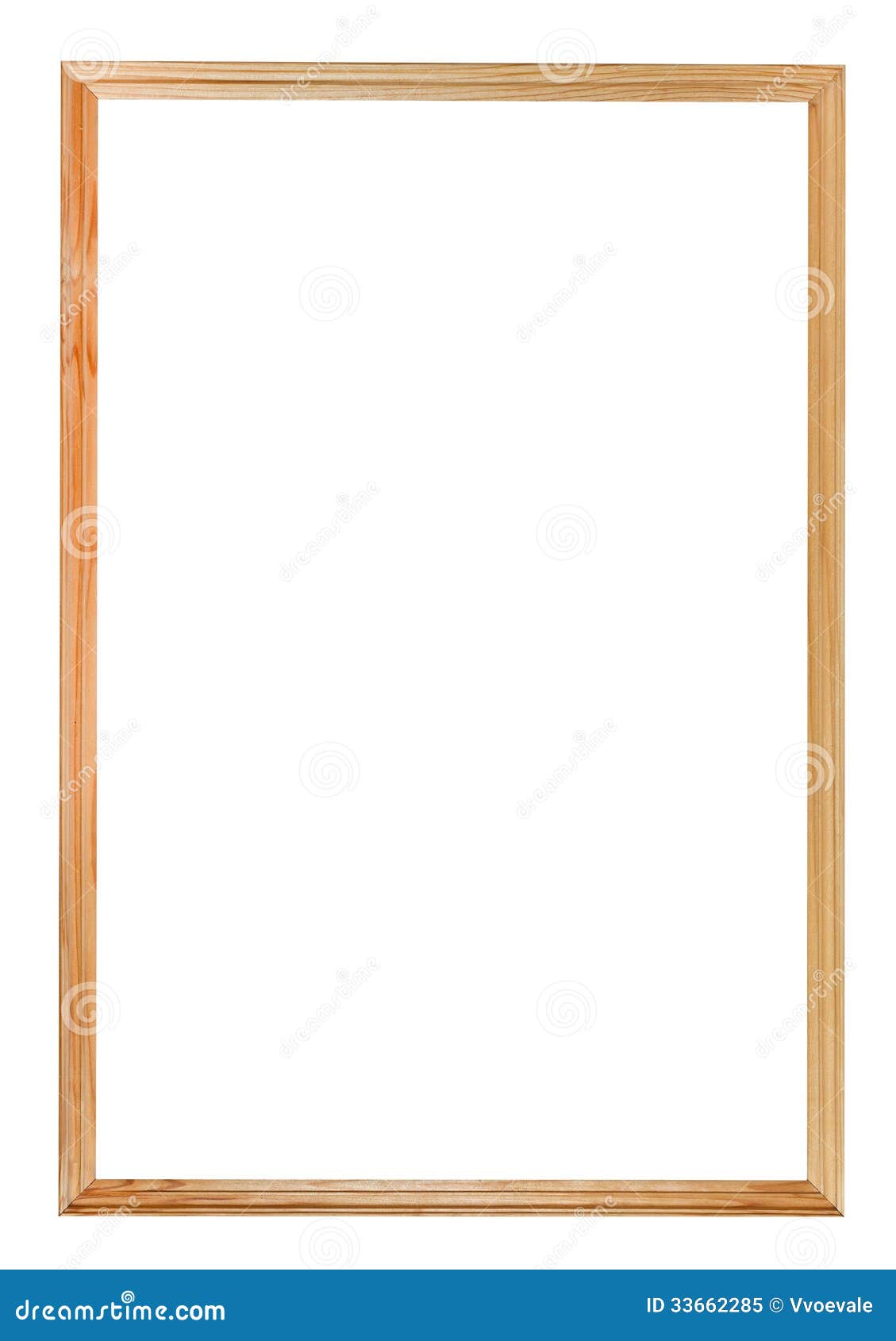 Narrow Simple Wood Picture Frame Stock Image Image of edging, craft