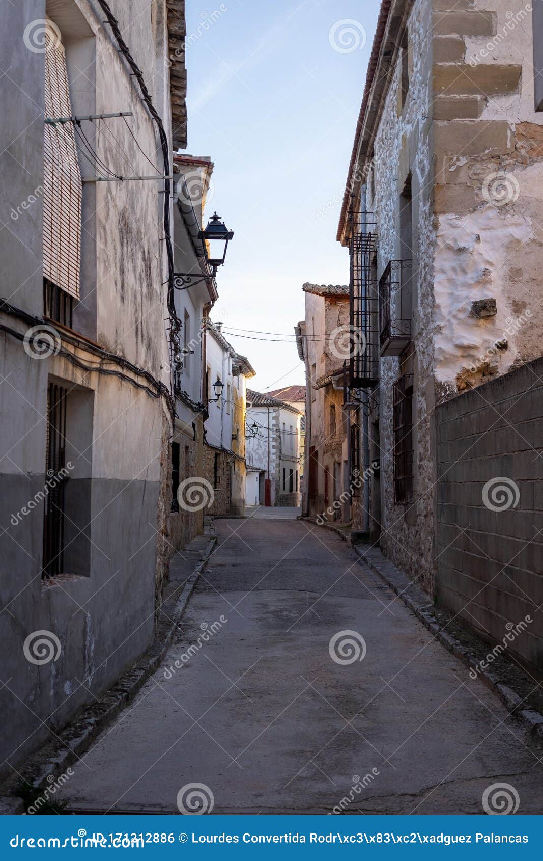 street in pareja, guadalajara, spain