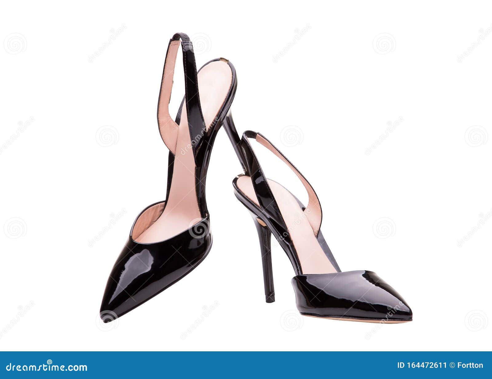 Narrow-toe Patent Leather Shoes Stock Image - Image of footwear, foot:  164472611