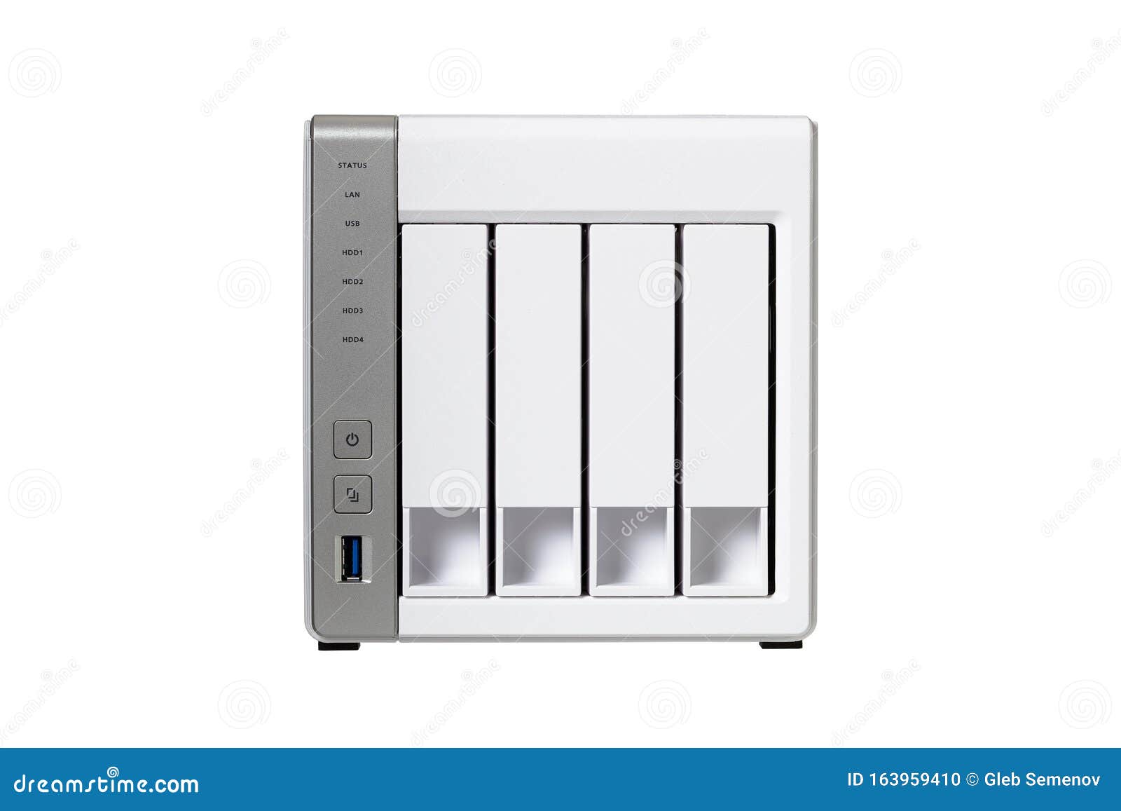 nas at 4 compartments for hd