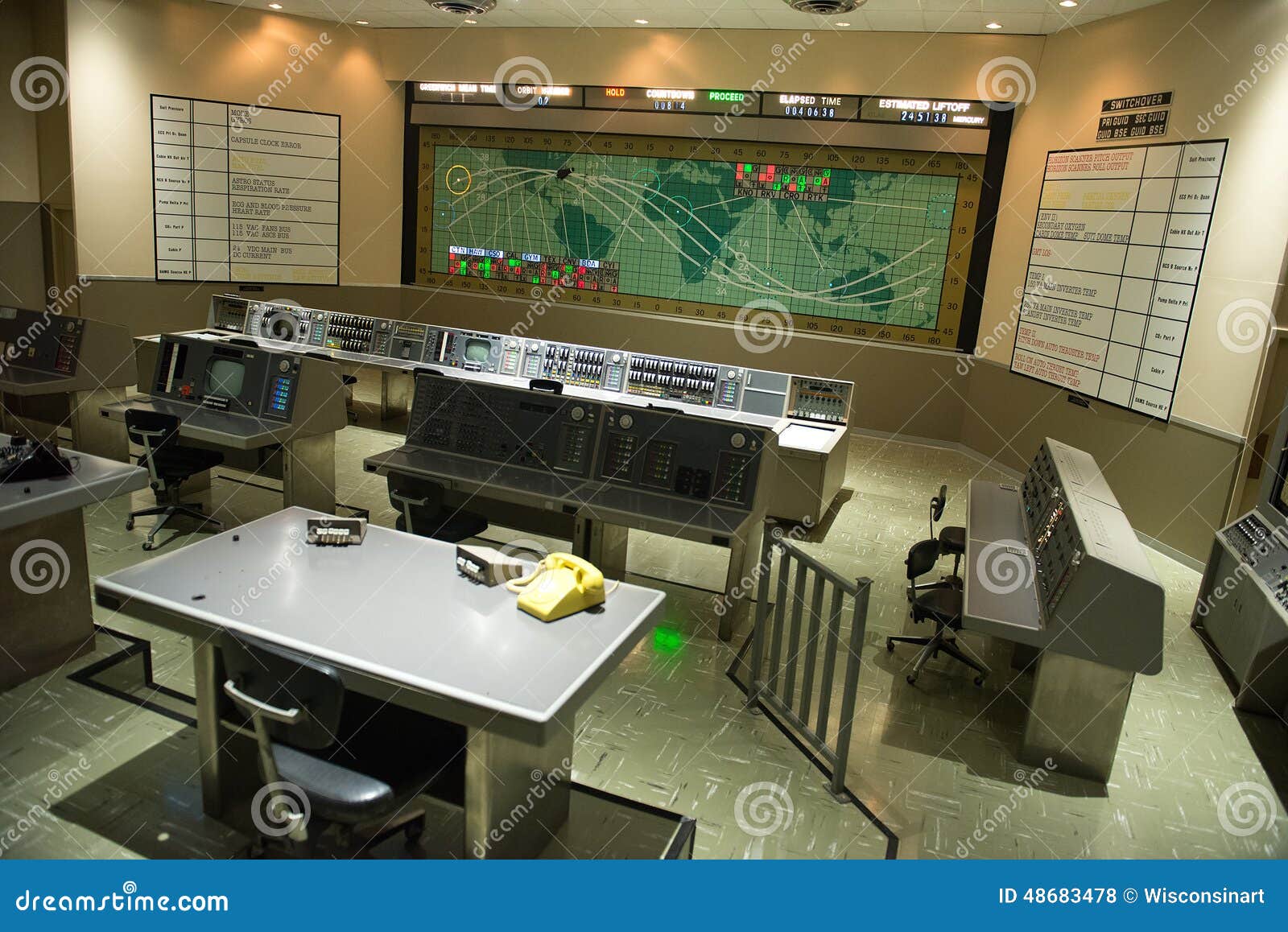 Nasa Mission Control Kennedy Space Center Editorial Stock Photo