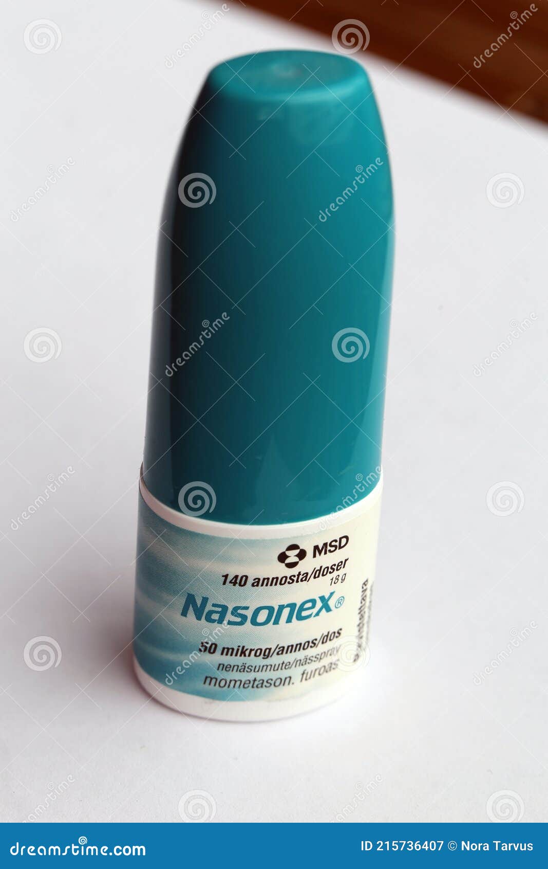 Nasonex Nasal Spray for Allergy and Flu Treatment Editorial Photography -  Image of disease, blocked: 215736407