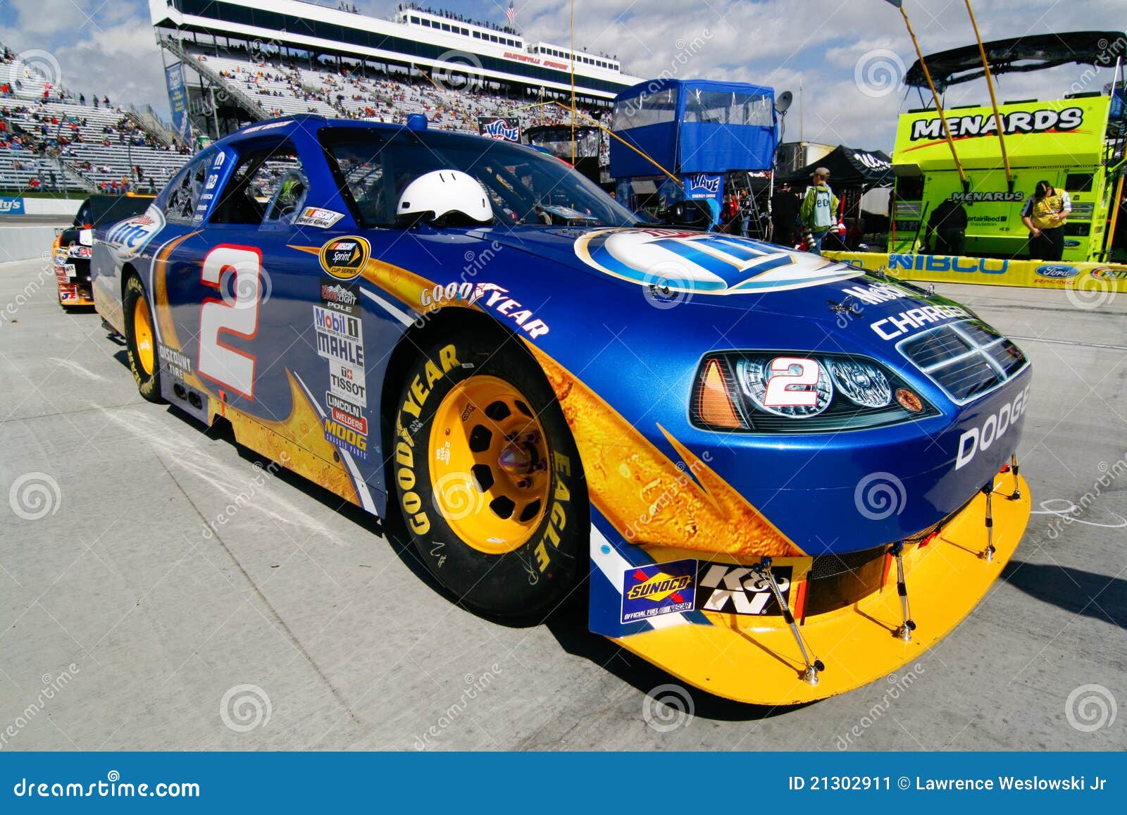 NASCAR Kurt Busch S 2 Miller Lite Charger Editorial Photo Image of