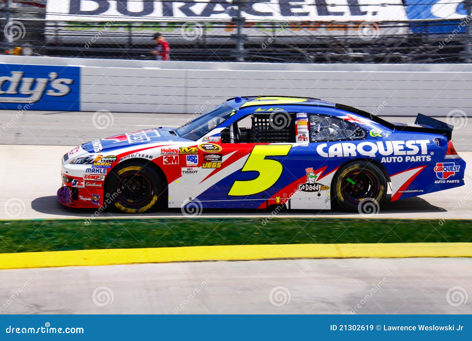 NASCAR Martin 5 Carquest Chevy Editorial Stock Image Image of