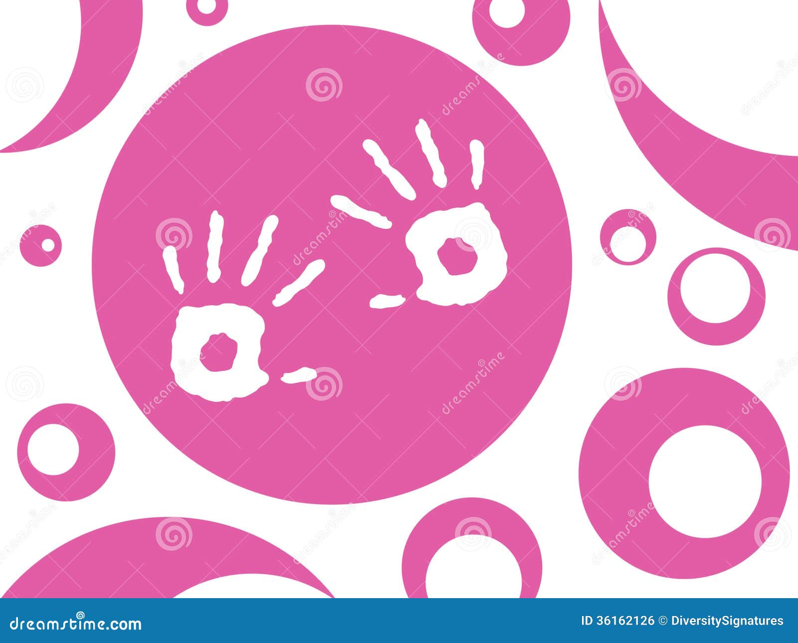 Nascita Di Una Bambina Illustrazione Di Stock Illustrazione Di Bambina