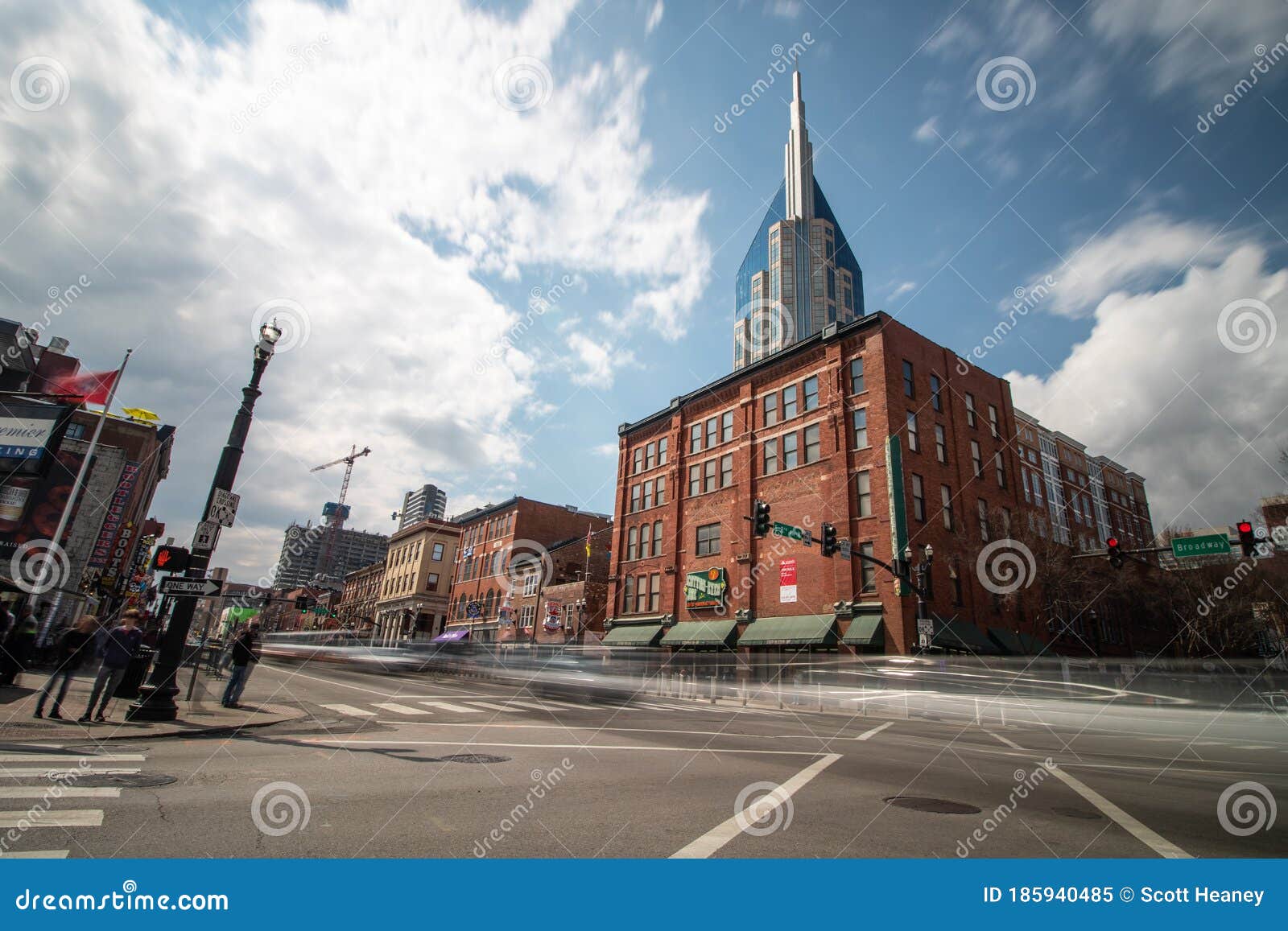 Nashville, Tennessee March 25, 2019 Traffic in Motion at an