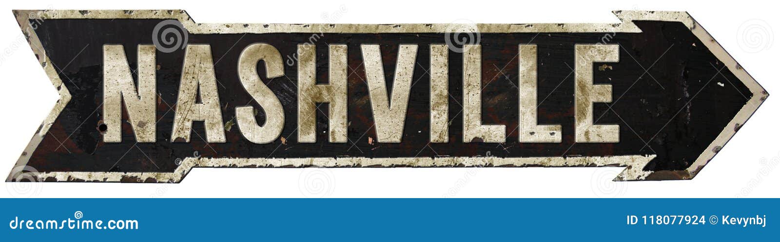 nashville vintage roadsign