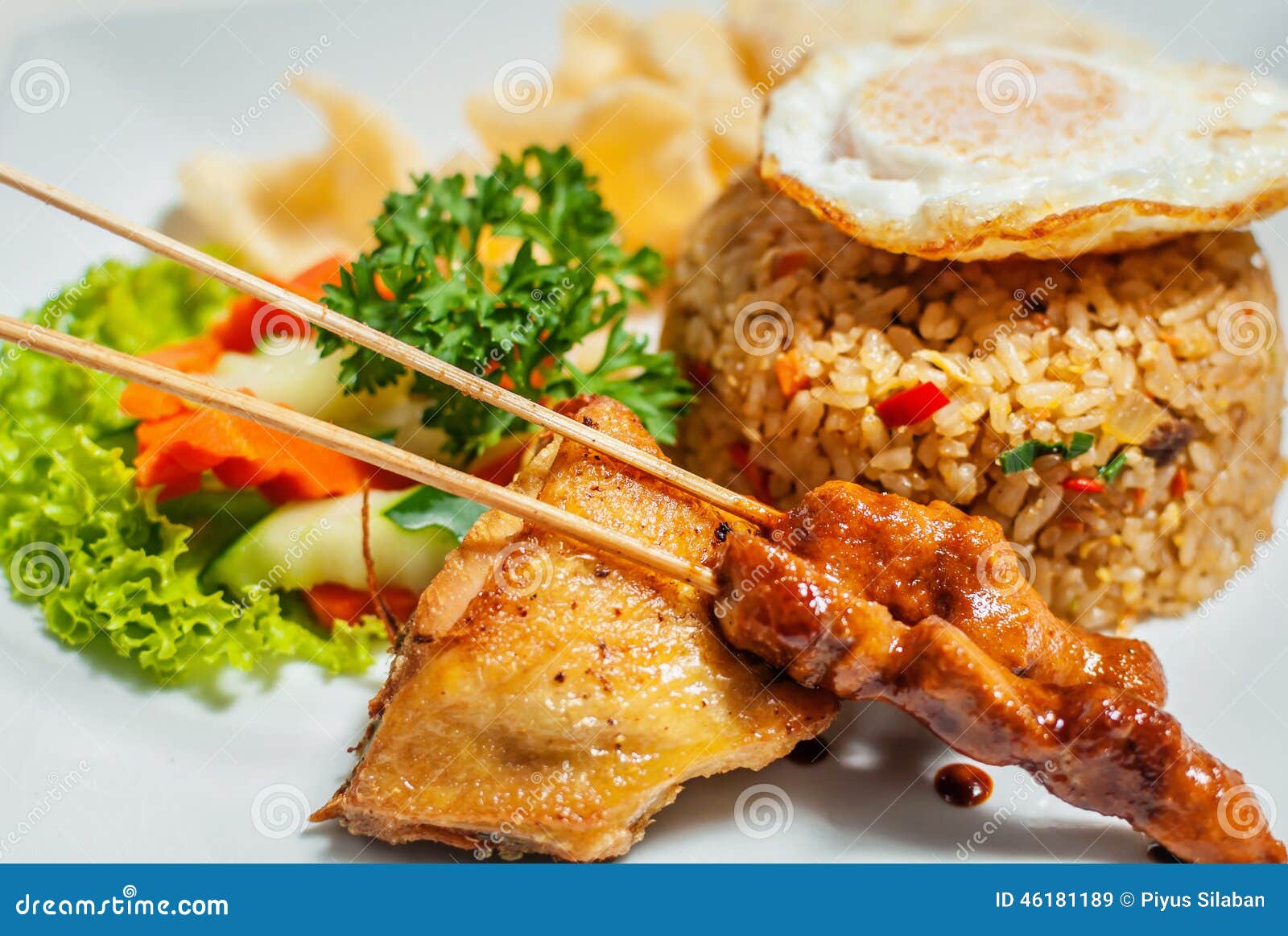 Nasi Goreng, Traditional Indonesian Food. Stock Image 