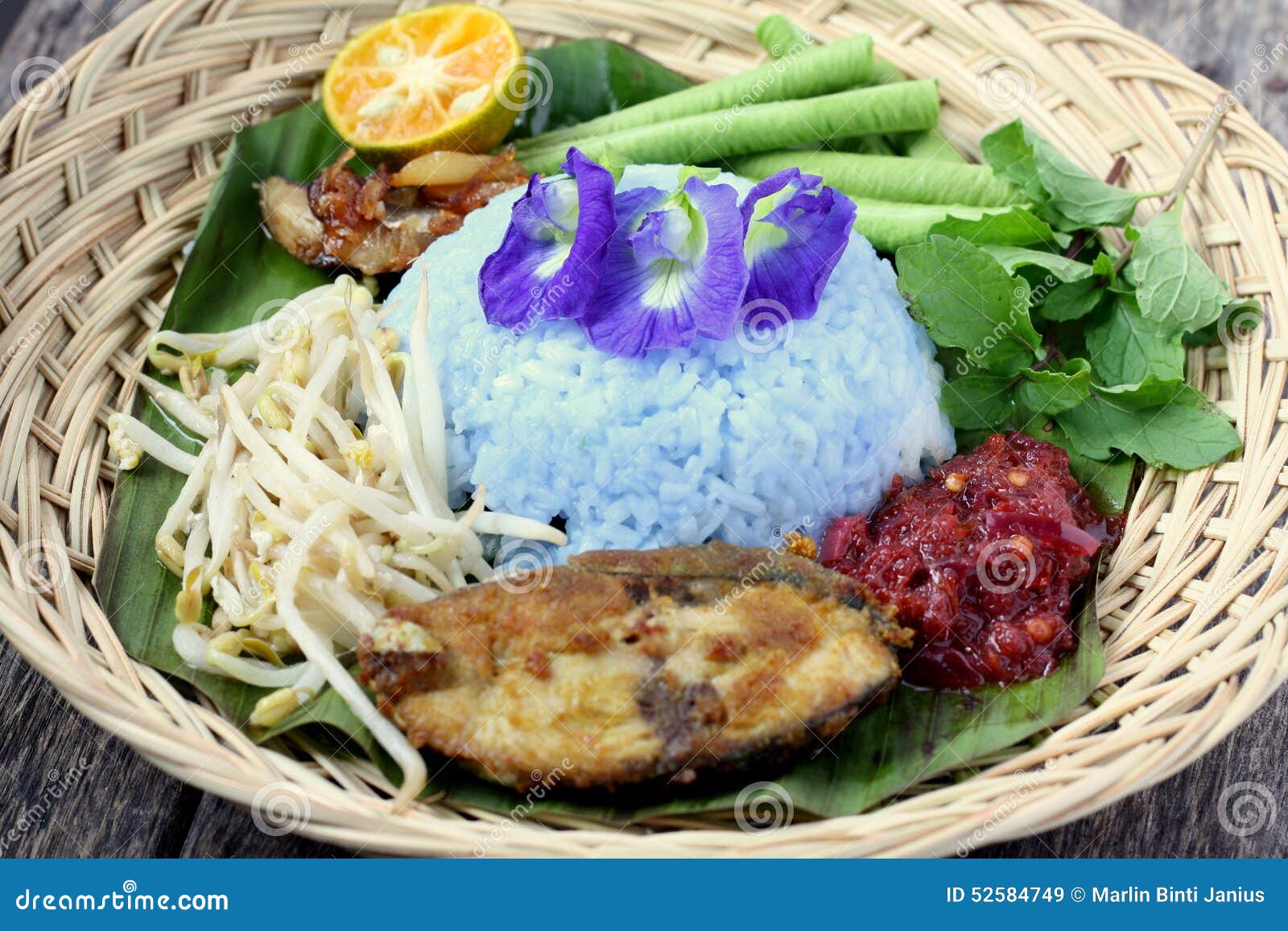 Nasi Kerabu Malaysian Traditional Cuisine Stock Photo Image 52584749 nasi-kerabu-malaysian-traditional-cuisine-stock-photo-image-52584749