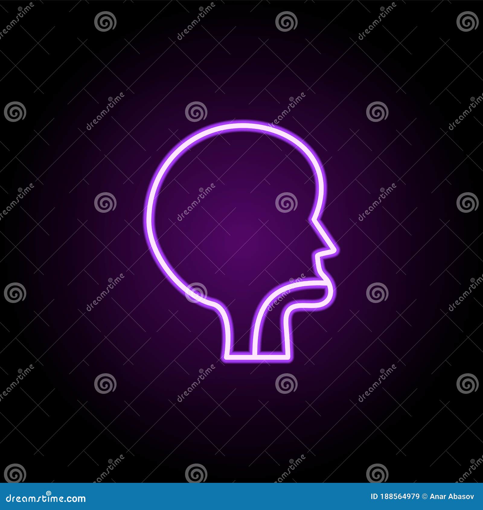 nasopharynx icon. s of web in neon style icons. simple icon for websites, web , mobile app, info graphics