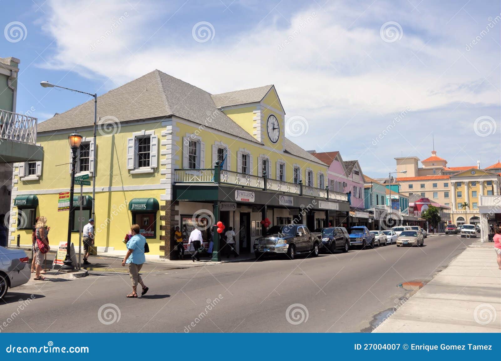 Nassau street editorial photography. Image of tourism 27004007