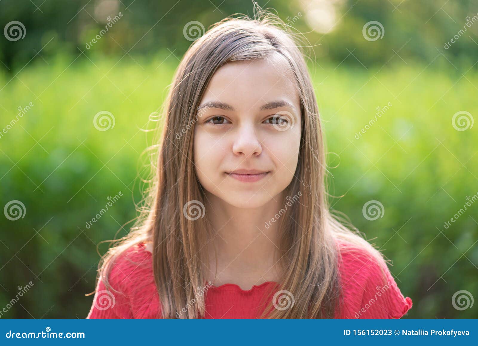 Nastolatka Na Wolnym Powietrzu Obraz Stock Obraz Złożonej Z