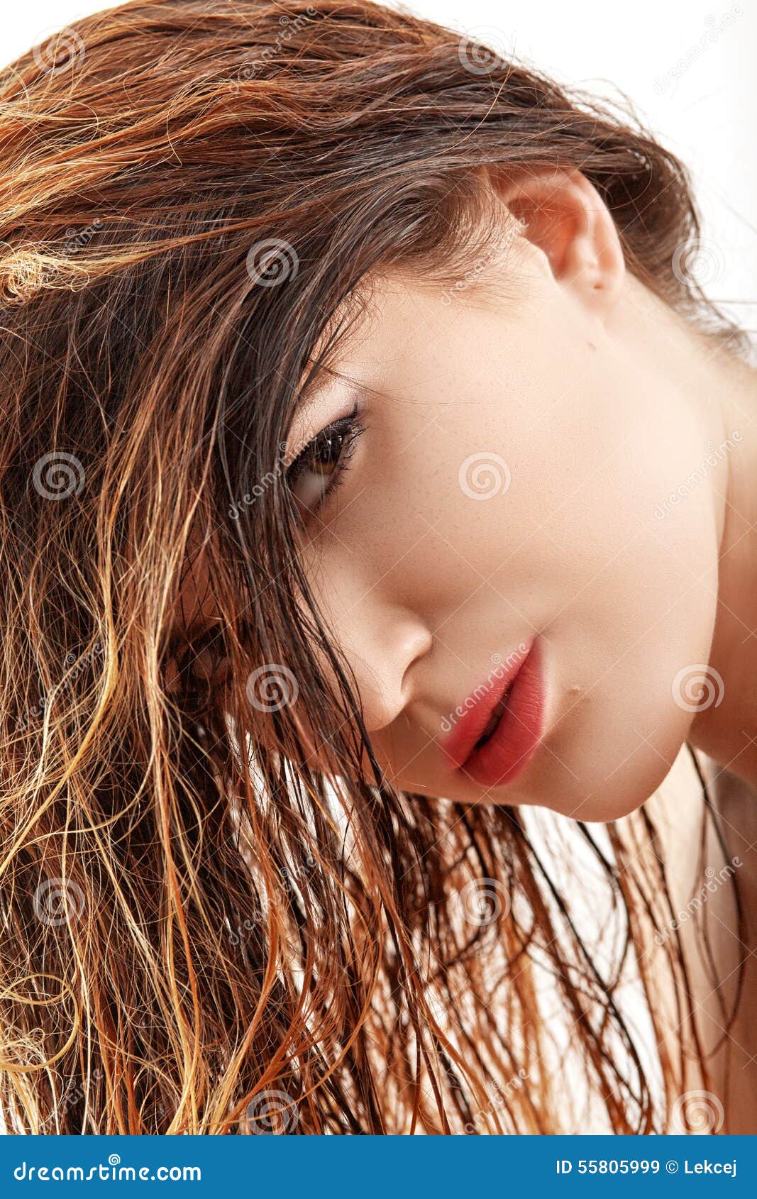 Nat Haar stock afbeelding. Image of