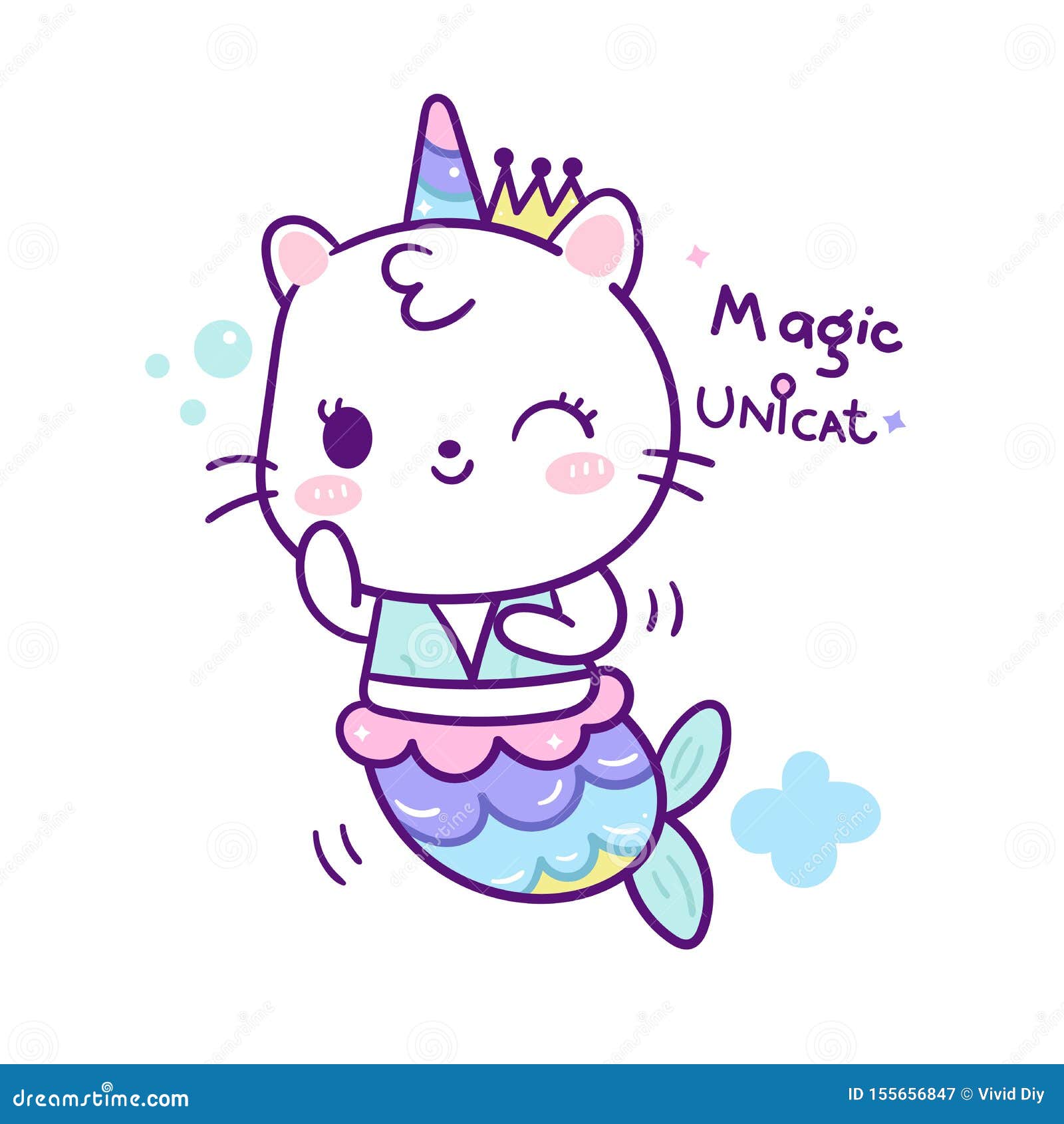 Design PNG E SVG De Desenhos Animados Bonitos Do Kawaii Do Gato De