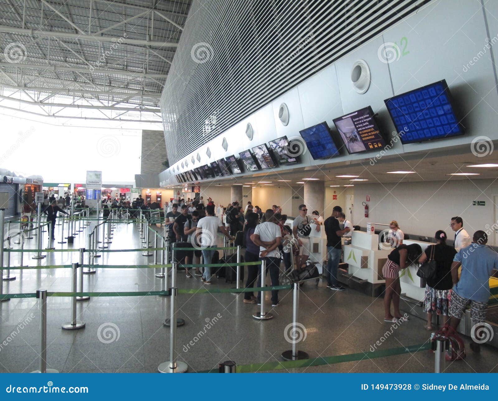 Natal Airport Rio Grande Do Norte Brazil Editorial Stock Photo - Image of  airport, lobby: 149473928