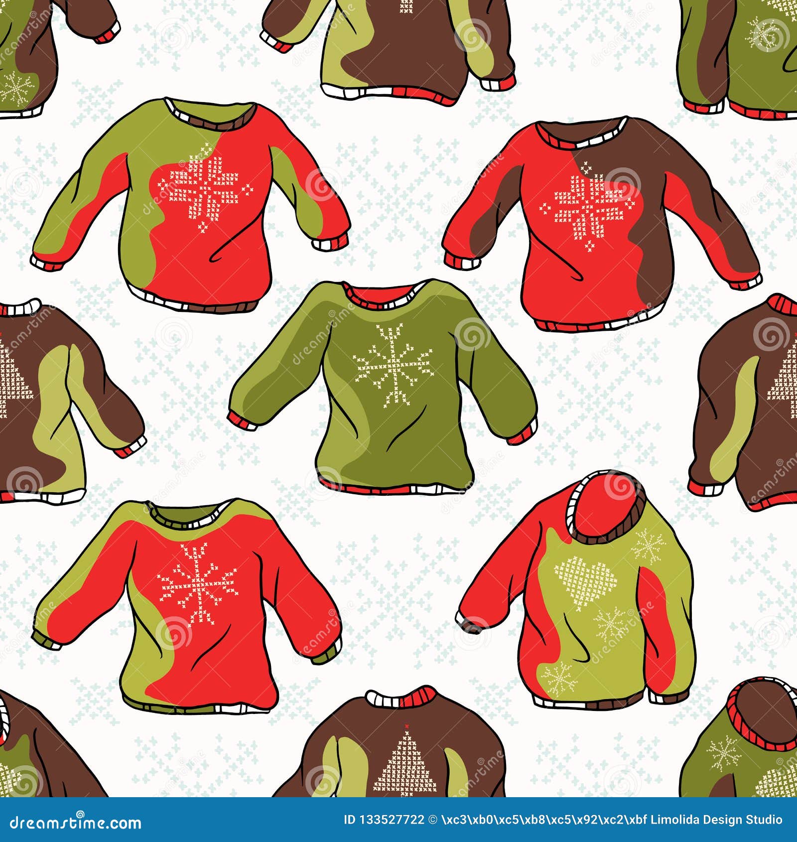 Buon Natale Jumper.Natale Nordico D Avanguardia Jumper Seamless Vector Pattern Illustrazione Vettoriale Illustrazione Di Ricamato Festa 133527722