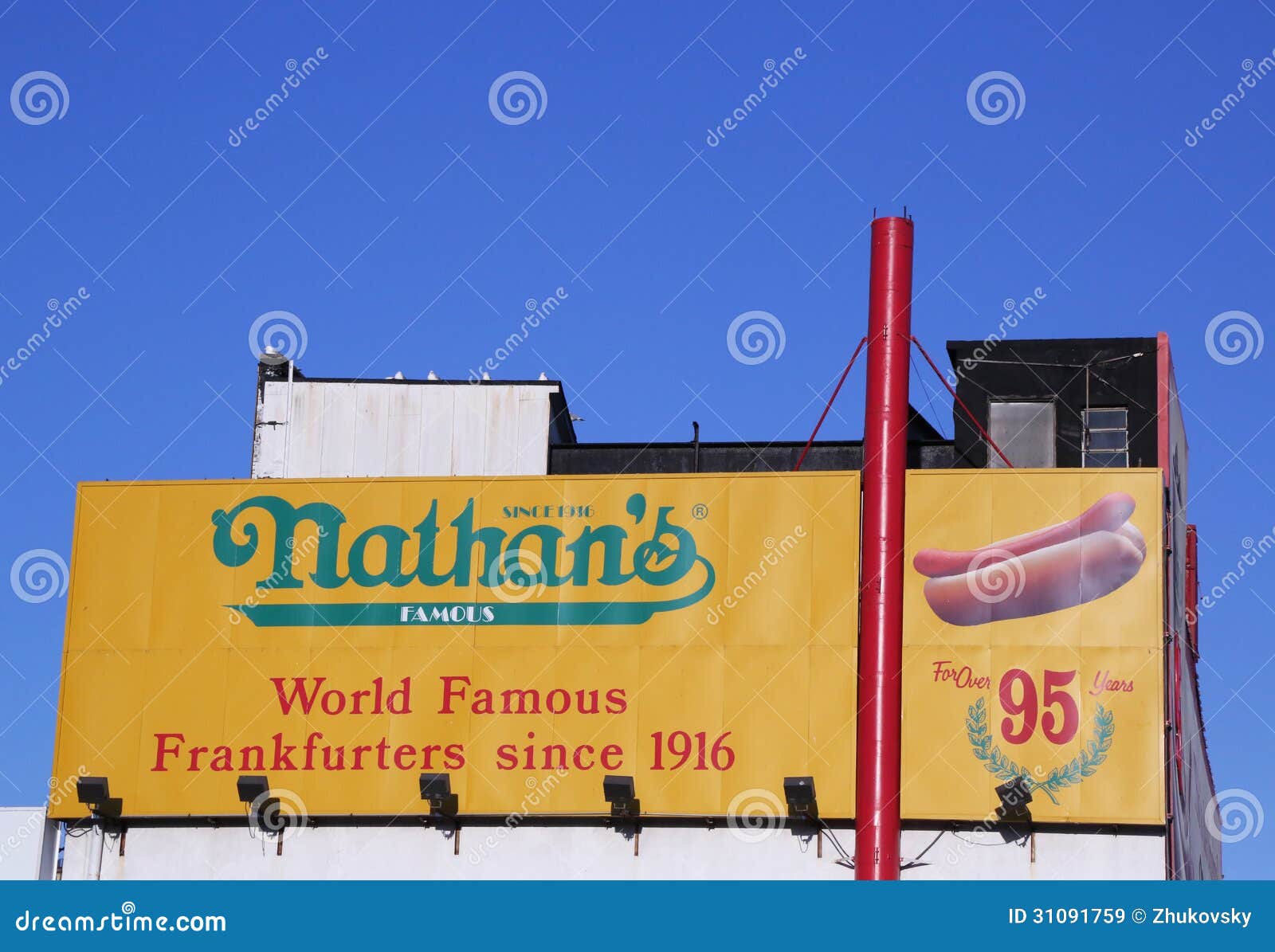 The Nathan S Original Restaurant Sign Editorial Stock Image - Image of ...