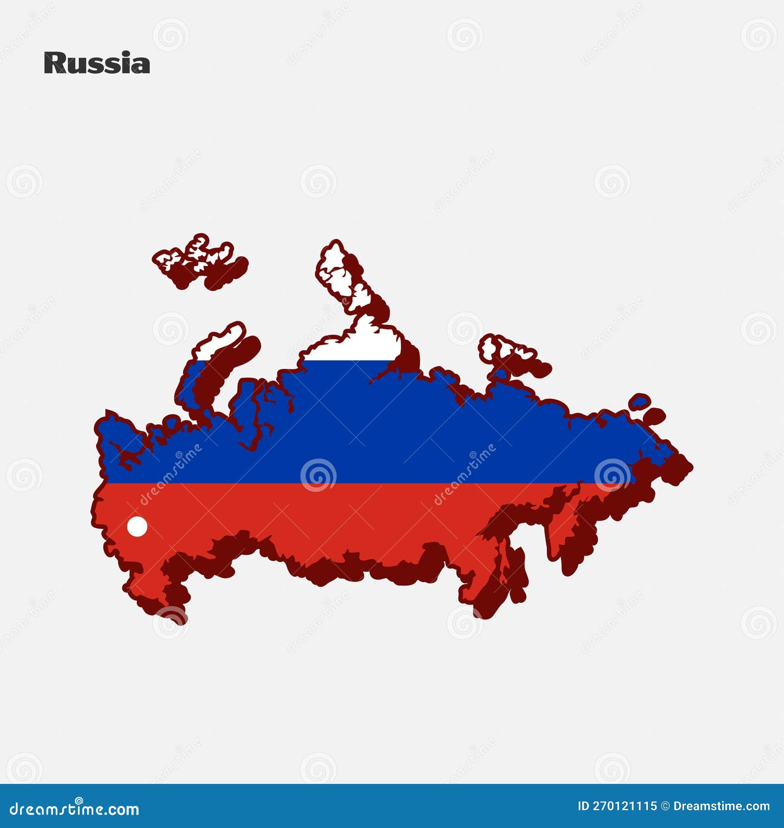 Russia Nation Flag Map Infographic Stock Illustration - Illustration of  country, collection: 270121115