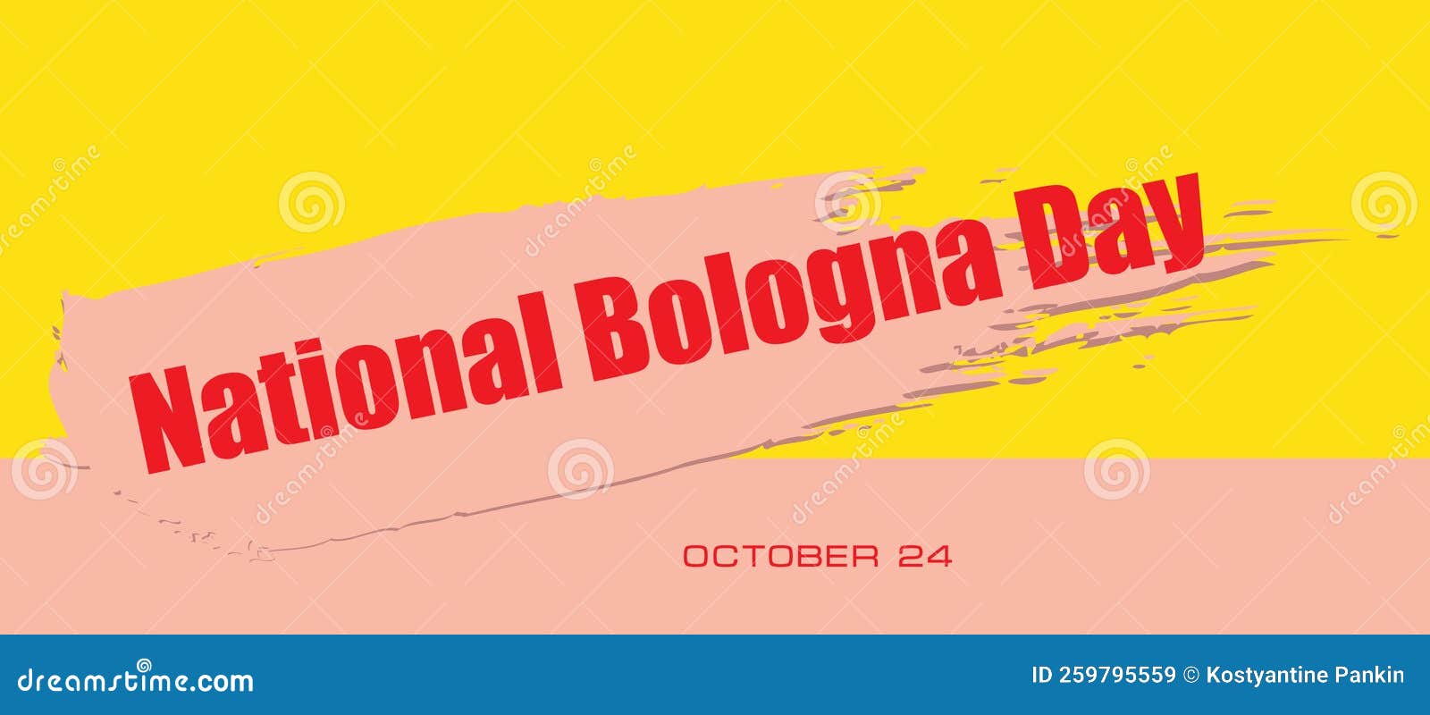 National Bologna Day stock vector. Illustration of event 259795559