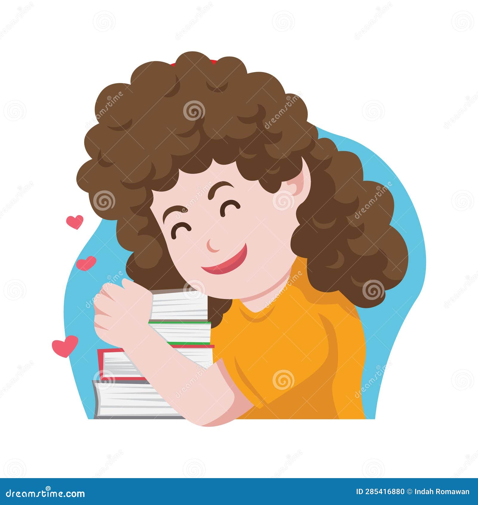 National Book Lovers Day Vector Stock Illustration Illustration of