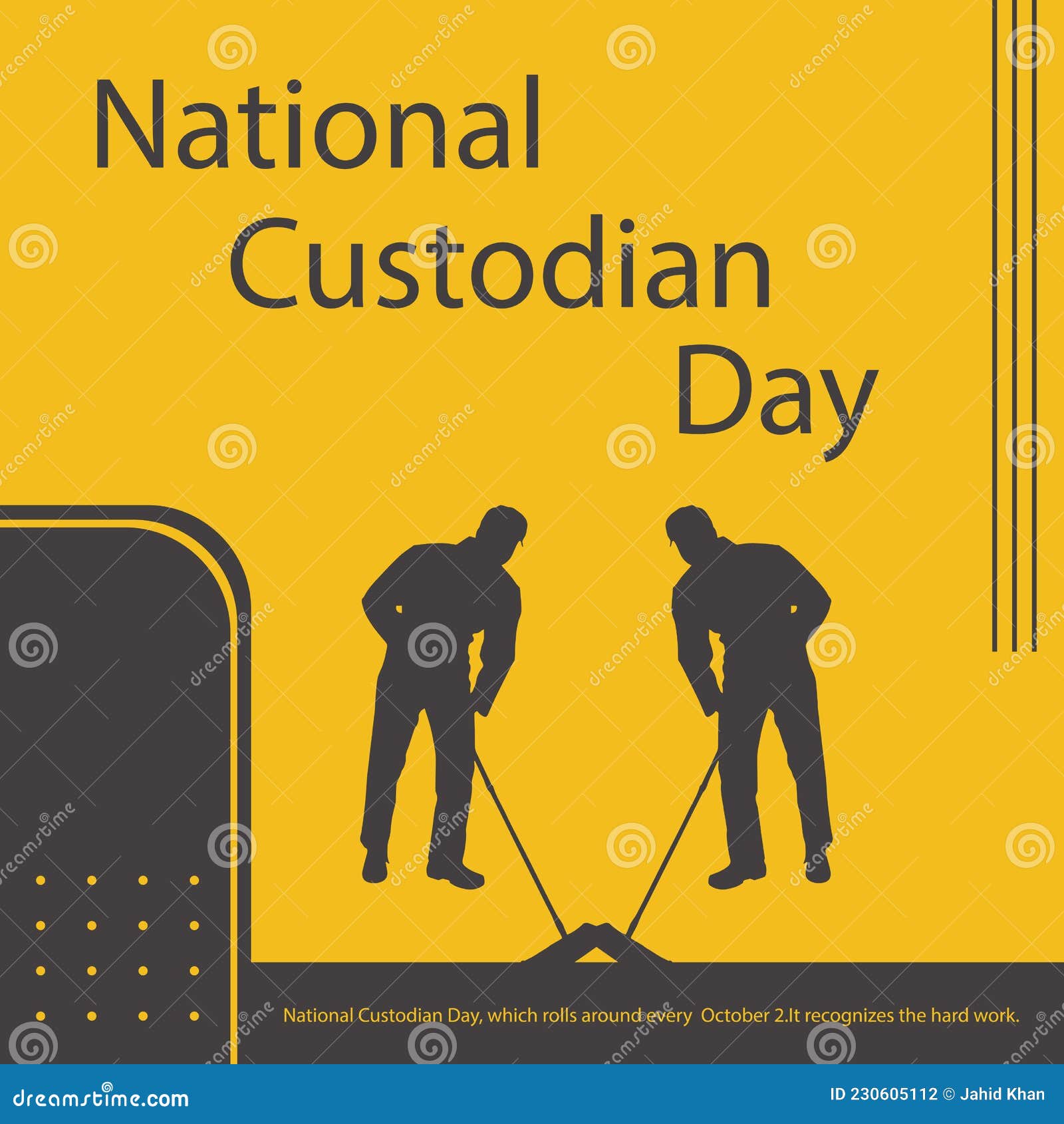 National Custodian Day, Which Rolls Around Every October 2.it
