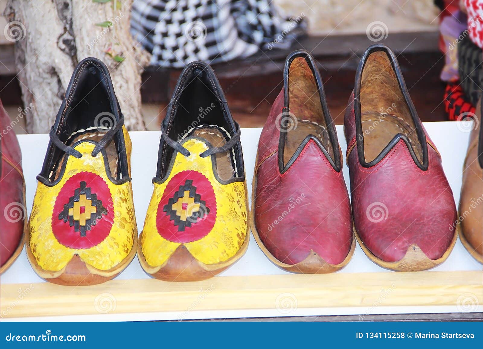 turkish slippers leather