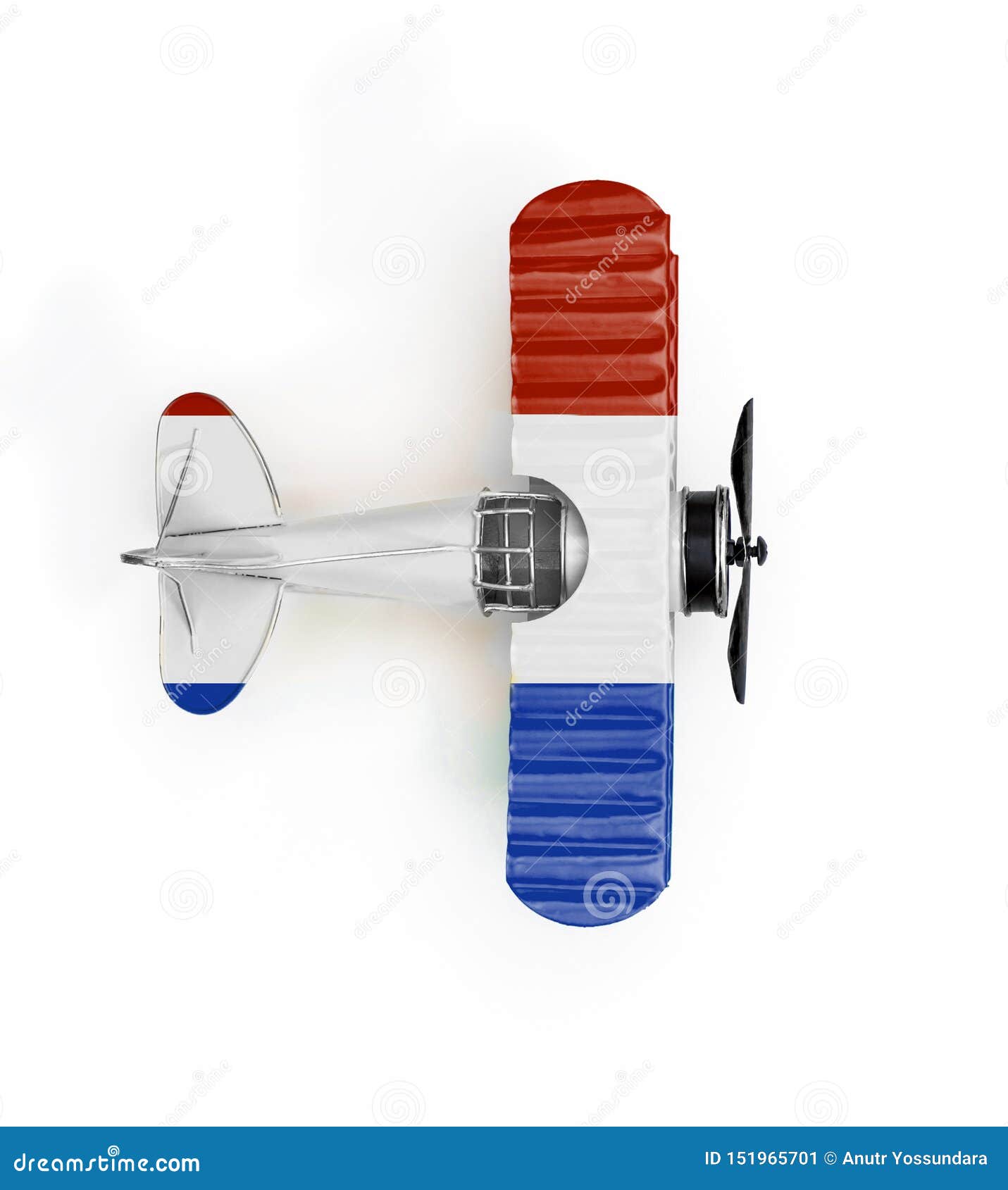 Flag of Netherlands Metal Toy Plane Isolated on White Stock Image ...