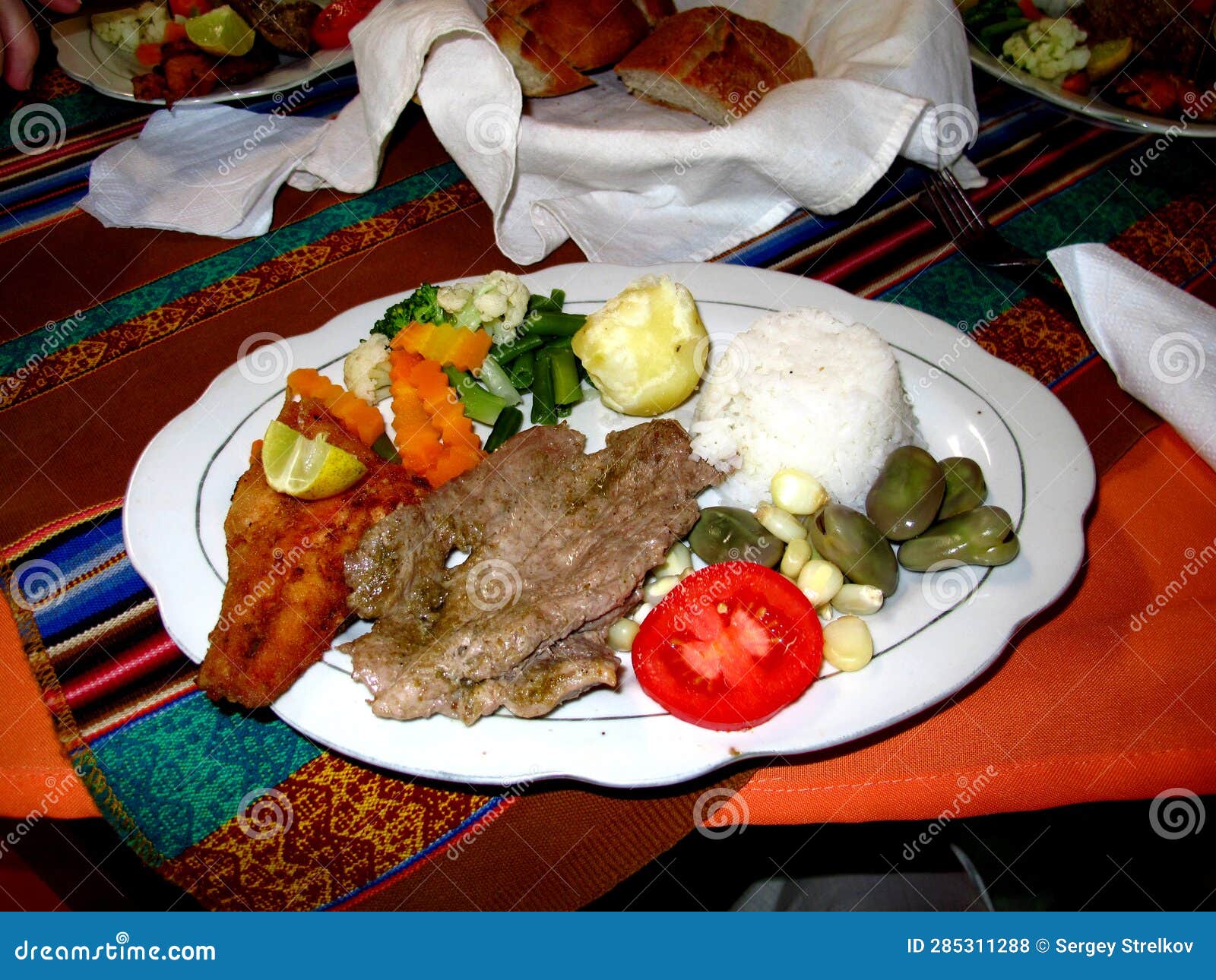 The National Food, Bolivia, South America Stock Photo Image of food