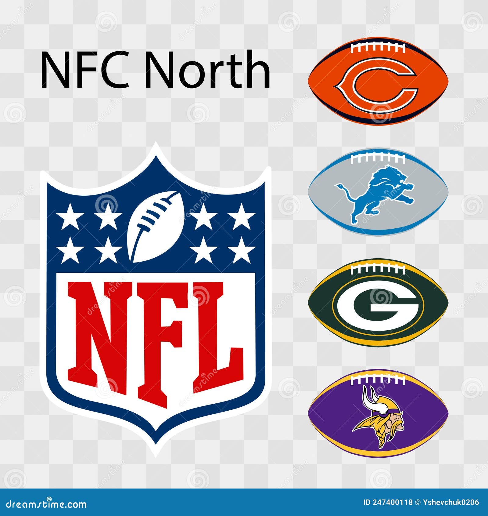 afc and nfc logos