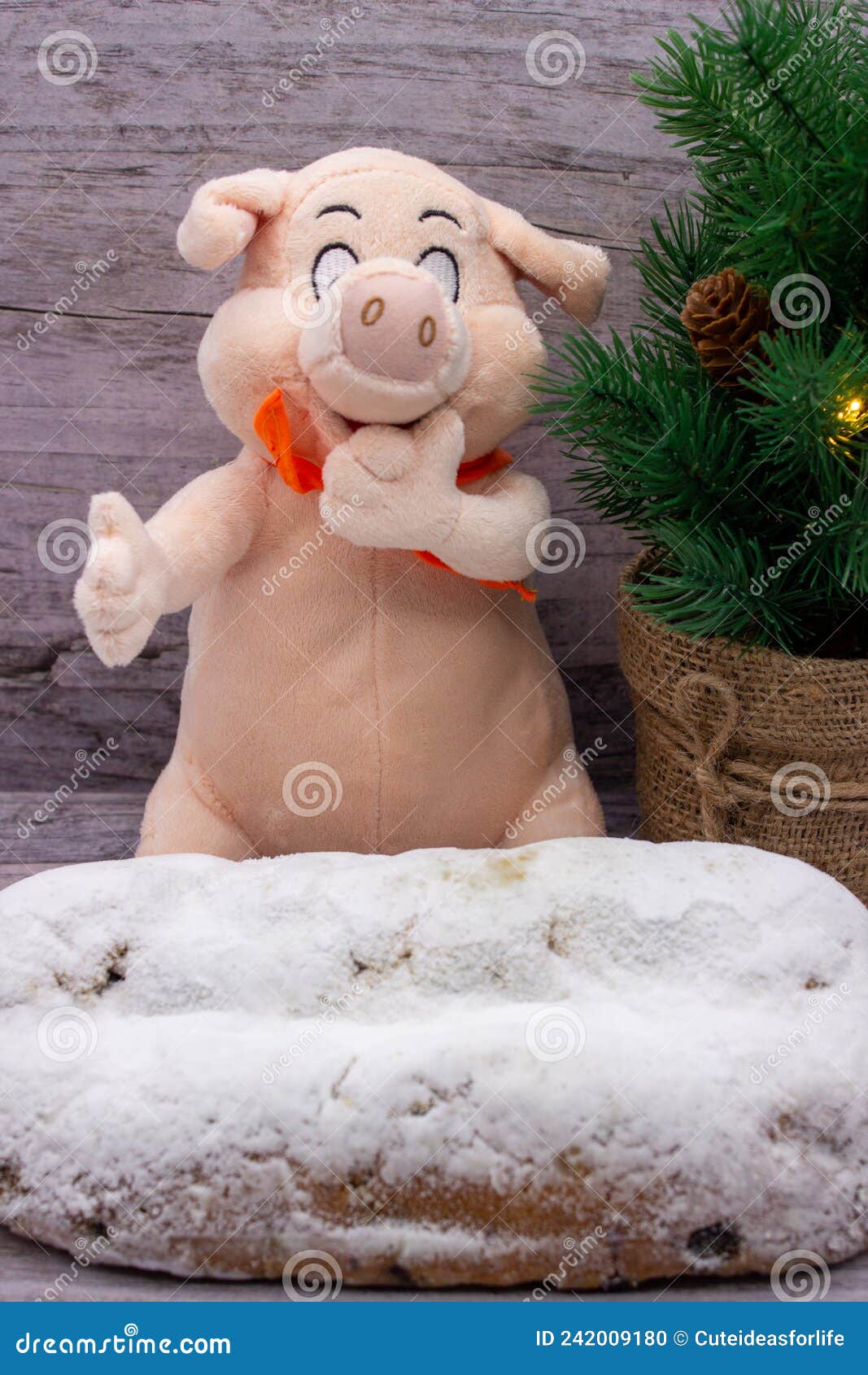 National German Christmas Cake Stock Photo - Image of festive, rustic