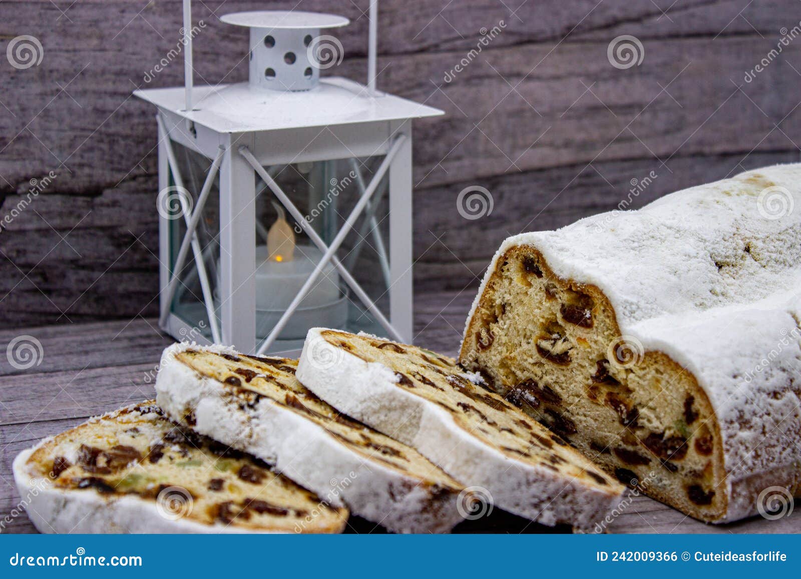 National German Christmas Cake Stock Photo - Image of seasonal, person
