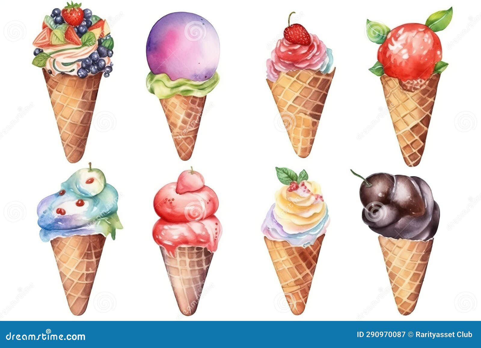National Ice Cream Day Concept. National Ice Cream Day Background